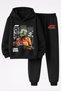 Lando Norris Printed 3-Ply Quality Sweatshirt and Trackpants F1 Children's Bottom-Up Set