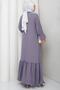 Ayrobin Dress with Tie Detail Gray Hm2873 - 6