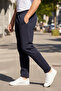 Large Size Men's Three Pocket Sweatpants 340 Navy Blue