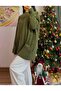 Embossed Patterned Knitwear Tunic Sweater - 2