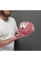 Antique Detailed W Embroidered Burgundy Baseball Unisex Adjustable Baseball Cap - 3