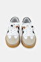 Women's White Genuine Natural Leather Size 36-41 Lace-Up Sneaker Shoes - 4