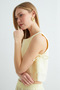Muslin 2-Piece Set with Elastic Waist and Tasseled Skirt - 8