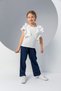 Girl's Straight-Leg Fabric Trousers-New Season