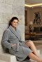 Women's Gray Dressing Gown