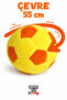 Plush Football - Soft Silicone Filled Children's Toy Ball - Silent, Lightweight, Circumference 55 cm - 4