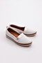 805-D-22Y Women's Flat Side V Buckle Comfort Shoes - 2