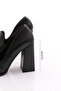 550-2175 Women's Pointed Toe Thick High Heel Shoes - 5