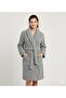 Women's Gray Dressing Gown - 4