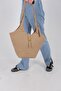 Beige - Beige Mini Rolax Women's Shoulder Bag Sp1246 - 3