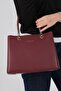Burgundy - Burgundy Leather Women's Handbag Sp1234 - 6