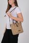 Mink - Camel Satin Women's Handbag Sp1218 - 3