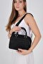 Silver & polo sp1217 women's handbag black - 5