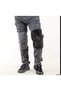 Hangzhou 1 Pair Wind & Cold Proof, Warm Fleece Lined Knee Pads - Adjustable Buckle Closure - 3