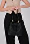 Black - Black Mini Rolax Women's Shoulder Bag Sp1241 - 7