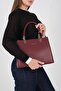 Burgundy - Burgundy Leather Women's Handbag Sp1234 - 5