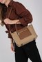 Mink - Camel Satin Women's Handbag Sp1213 - 5