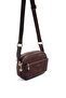 Brown - Brown Suede Women's Crossbody Bag Sp1162 - 2