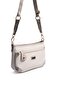 Sand Beige - Sand Plaid Line Square Women's Crossbody Bag Sp1160 - 2