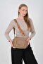 Mink - Tan Satin Women's Crossbody Bag Sp1229