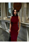 Hakim Yaka Draped Lined Graduation and Engagement Dress - Evening Dress - 3