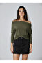 Women's Boat Neck Bat Sleeve Lycra Combed Cotton Blouse - 2