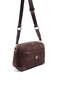 Brown - Brown Suede Women's Crossbody Bag Sp1094 - 2