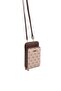 Dark Beige - Brown Monogram Women's Phone Bag Sp1011 - 2