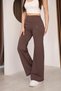 Women's Flared Gathering Comfortable Leggings - 3