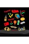 Turkey Themed Sticker Set – Istanbul, Ankara, Turkish Flag, Galata Tower & Travel Stickers