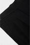 Men's Black Stretch Fabric Italian Cut Pleated Belt Buckled Stylish Trousers 2601020 - 7