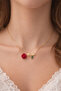 Rose Necklace in a Heart Box with Pink Roses – Romantic Gift Set for Lover & Mother - 3