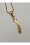 Men's Steel Necklace Chain with Zulfiqar Sword Figure - 3