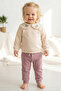 Peter Pan collar Floral Embroidered 2-Piece Baby Girl Set - 2