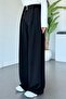 Taba Kmr Detailed Palazzo Pants Black - 2