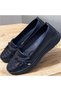 Soft Orthopedic Flat Sole Embroidered Pattern Mother Model Women's Ballerina Shoes - 3