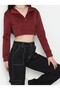 Women's Scuba Half Zip Slim Fit Sweatshirt - 2