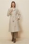 Belted Quilted Trench Coat 10993