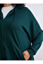 Özmarka New Season Plus Size Hooded Women's Zippered Sweatshirt - 3