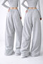 2-Piece Women's Wide Leg High Waist Sweatpants - 3