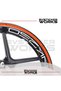 Cfmoto Nk250 Wheel Sticker Wheel Inner Lettering and Outer Stripe Set of 24 Stickers - 2
