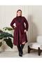 Drawstring Soft Textured Dress Plum - 3