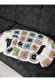 Sweater Sieve Knit Colorful Motif Sweater - 5