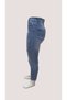 Women's High-Waisted Buttoned Distressed Skinny Jeans, Stylish and Trendy Design - 4