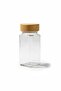 12-Piece Glass Spice Jar with Bamboo Lid 120 Ml, Glass Storage Jar - 4