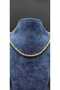 Minimal Necklace with Gold Look Steel Bead Detail -Gold