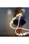 لوحة نيون مضيئة 35×45 سم، مصابيح LED بيضاء - أكريليك مع قاعدة - 3
