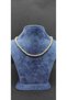 Minimal Necklace with Gold Look Steel Bead Detail -Gold - 2