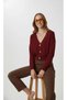 Women's Star Button Detailed Knitwear Cardigan - 2