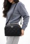 Women's Adjustable Cross Strap 4 Compartment Shoulder and Crossbody Bag Black Mosaic - 5